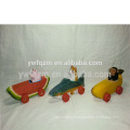 direto da fábrica de madeira esculpida crianças pequenos carros de brinquedo